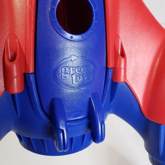 Green Toys Red and Blue Space Rocket Ship Toy with Astronauts Figures Toddler - Picture 7 of 10